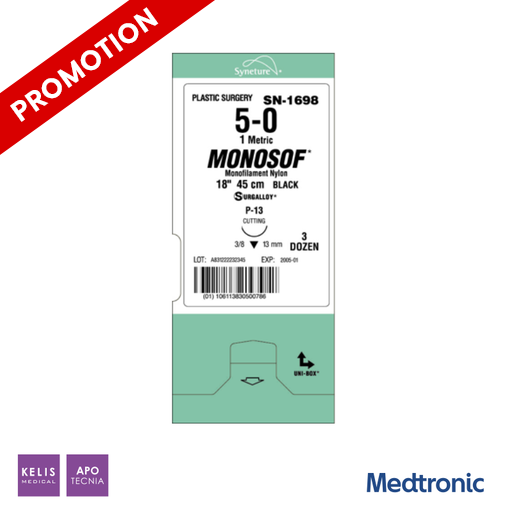 Fils de suture non résorbables Monosof | MEDTRONIC