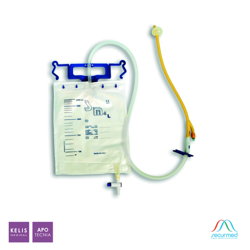 Sonde de Foley Préconnectée (latex siliconé) | SECURMED