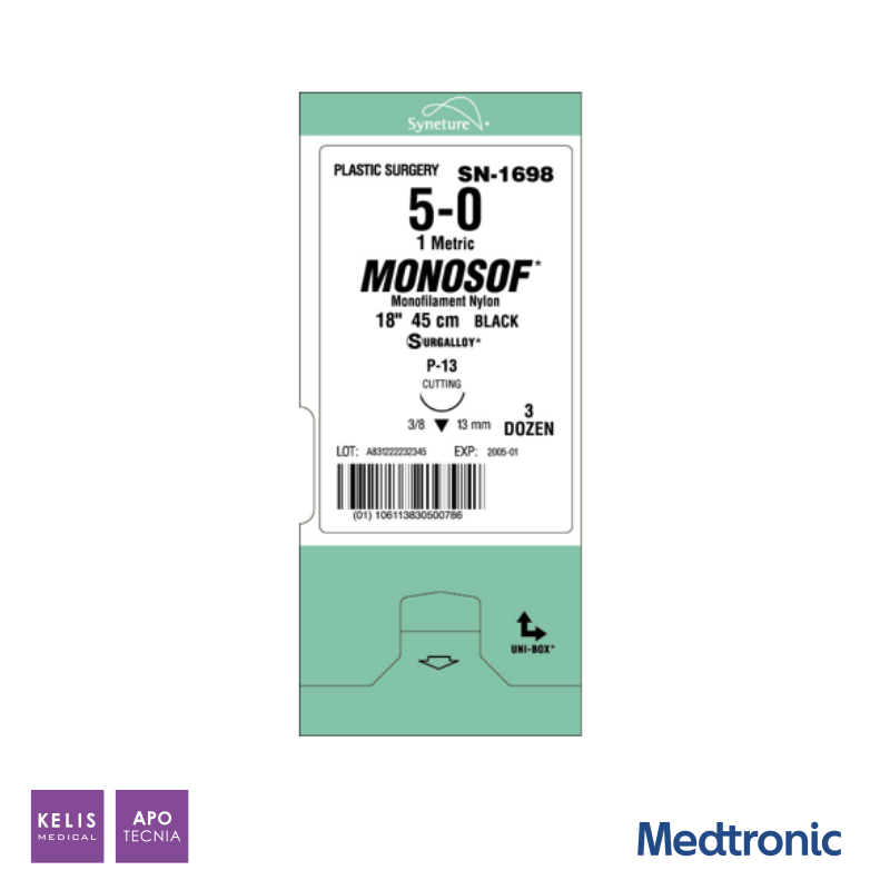 Fils de suture non résorbables Monosof | MEDTRONIC