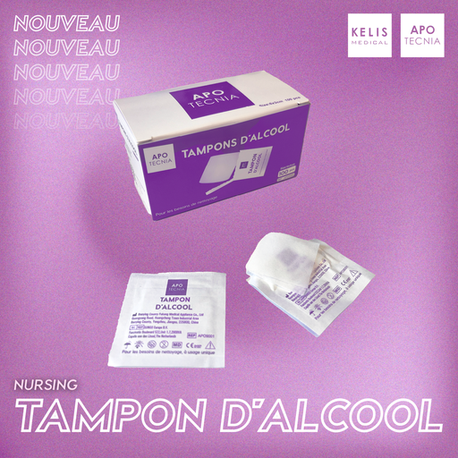 Tampon d’alcool 70% | APOTECNIA