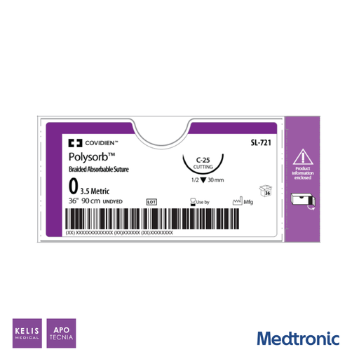 Fils de suture résorbables Polysorb | MEDTRONIC