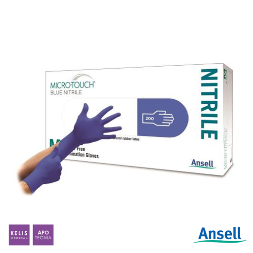 Gants en nitrile Microtouch Blue Nitrile | ANSELL